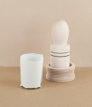 Paper pot press, beech wood