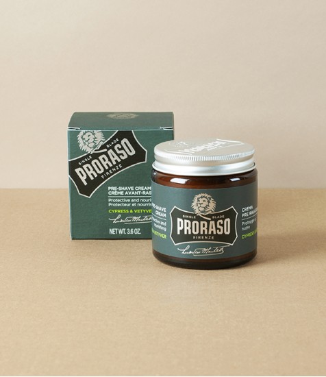 Proraso pre shave balm, Cypress & Vetiver