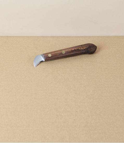 Lamson Chestnut Knife with Walnut Handle, Stainless Steel