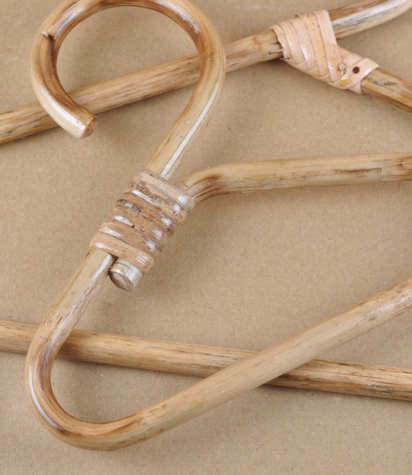 Nepalese hand made rattan towel hanger