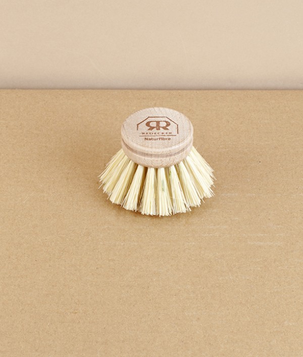 Dish brush replacement head, stiff, 4cm