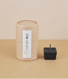 Japanese Rice Wax Candle & Stand Set