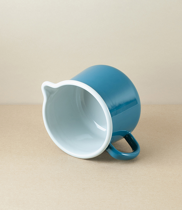 Austrian Enamelled Steel Bellied Jug, 1 litre