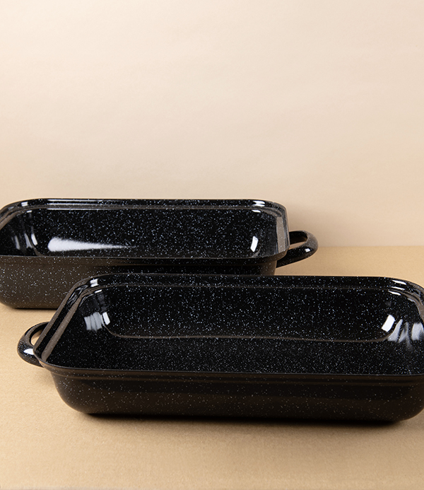 Austrian Enamel Lidded Roasting Pan, 32cm, 2.6L