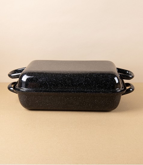 Austrian Enamel Lidded Roasting Pan, 32cm, 2.6L