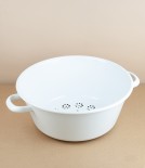Austrian enamelled steel vegetable colander