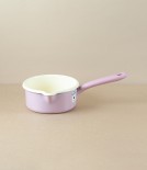 Austrian Enamel Saucepan, Pink, 0.5 litre