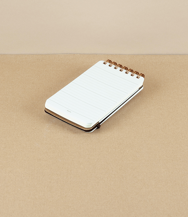 Midori Recycled Leather Ring Bound Notepad