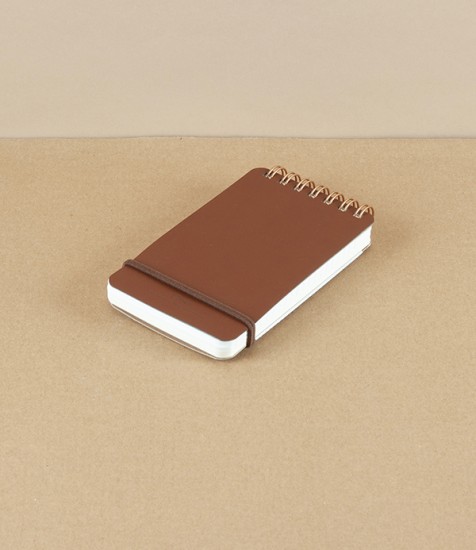 Midori Recycled Leather Ring Bound Notepad