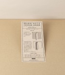 Yamamoto Paper ‘Ro-Biki’ Canvas Notebook Cover & Utility Case, Sea Blue