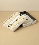 Japanese Hexagonal Rice Bran Wax Candles, 'Rockaku'