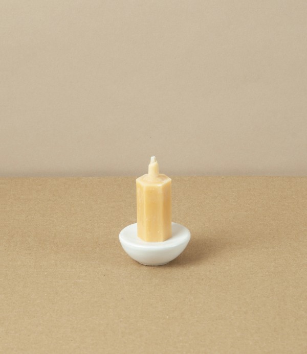 Japanese Hexagonal Rice Bran Wax Candles, 'Rockaku'