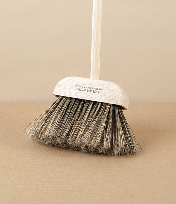 Cobweb Broom, Dark Bristle, English