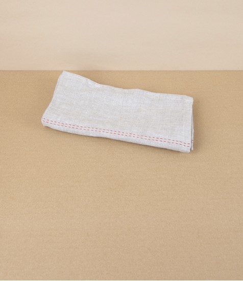 French Linen Napkin, Rythmo