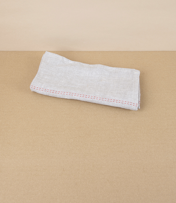 French Linen Napkin, Rythmo