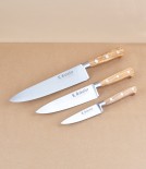Sabatier K Olive Wood Chef's Knife, 6", Carbon Steel