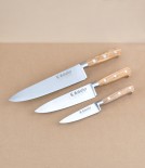 Sabatier K Olive Wood Paring Knife, 4", Carbon Steel