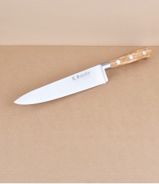Sabatier K Olive Wood Chef's Knife, 8", Carbon Steel