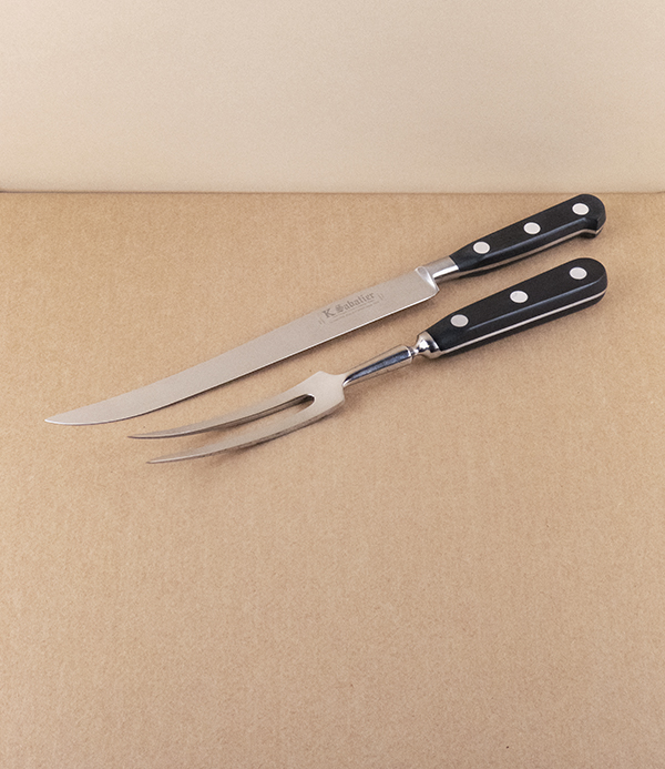 Sabatier K Curved Carving Fork, 6"