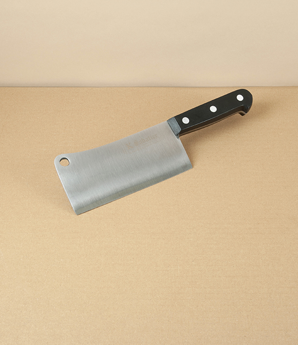 Sabatier K Cleaver,  6.3", Stainless Steel
