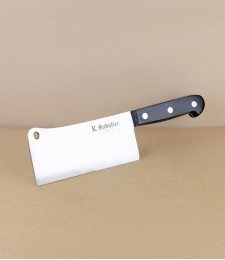 Sabatier K Cleaver,  6.3", Stainless Steel