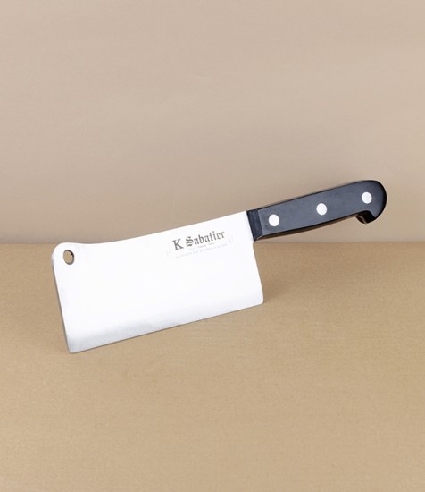 Sabatier K Cleaver,  6.3", Stainless Steel