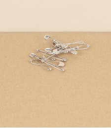 French ball-sprung safety pins, size 2 (36mm)