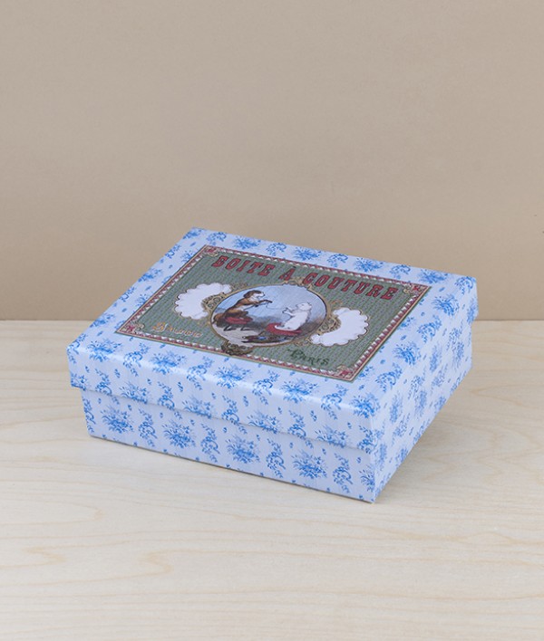 Maison Sajou Sewing Box, Cats & Dogs 