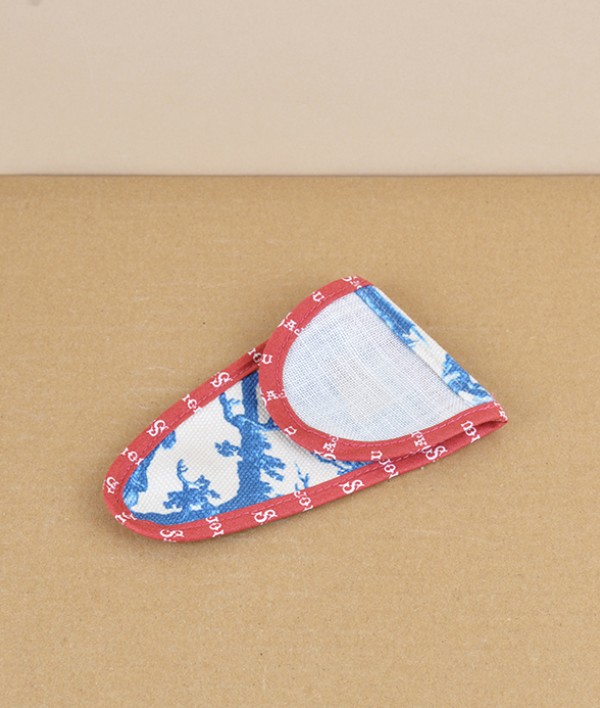 Sajou Toile de Jouy embroidery scissors case