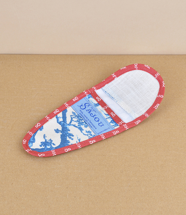 Sajou Toile de Jouy embroidery scissors case