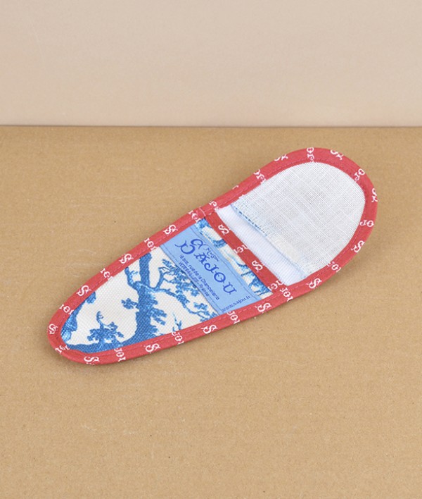 Sajou Toile de Jouy embroidery scissors case