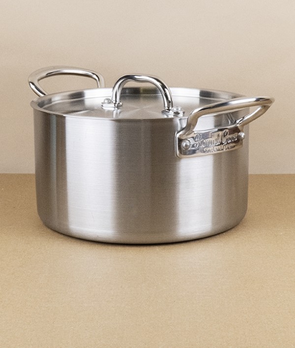 English Stainless Steel Tri-ply Casserole Pan, 3l