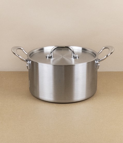 English Stainless Steel Tri-ply Casserole Pan, 3l