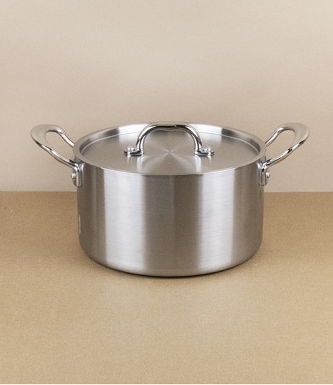 English Stainless Steel Tri-ply Casserole Pan, 3l