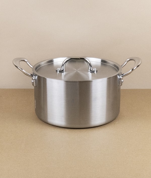 English Stainless Steel Tri-ply Casserole Pan, 3l