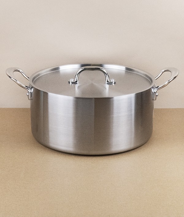 English Stainless Steel Tri-ply Casserole Pan, 5l
