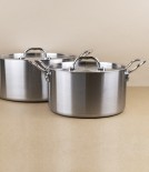 English Stainless Steel Tri-ply Casserole Pan, 5l