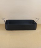 English Hard Anodised Roasting Tray with Handles