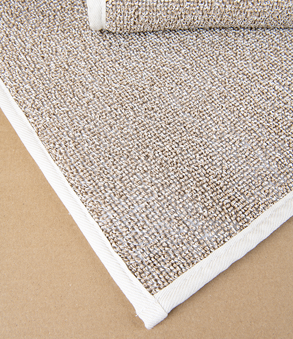 Kumazasa FIbre Washi Paper Bath Mat, Natural