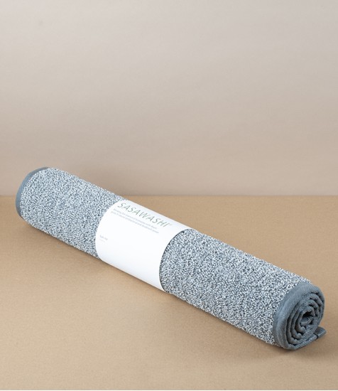 Kumazasa FIbre Washi Paper Bath Mat, Grey