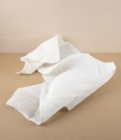 Kumazasa Washi Exfoliating Mesh Towel for the Body, Natural White