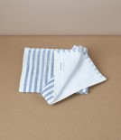 Washi Paper Handkerchief or Sports Cloth, Navy Stripe
