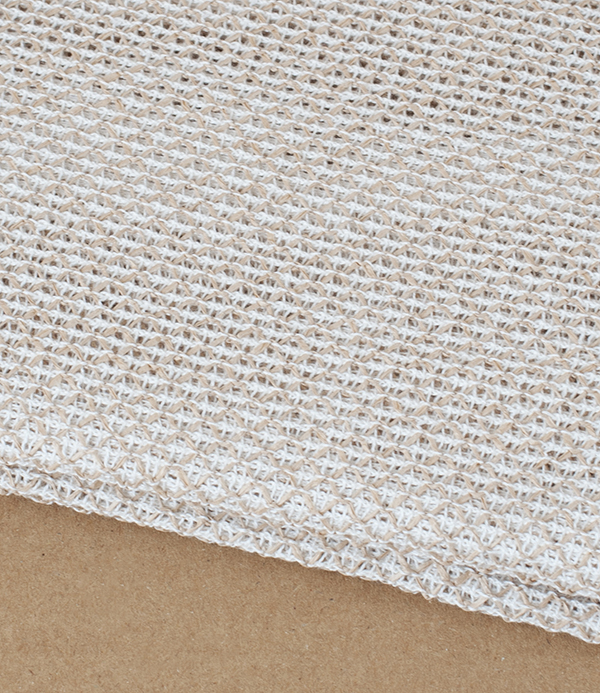 Kumazasa Washi Exfoliating Mesh Towel for the Body, Beige
