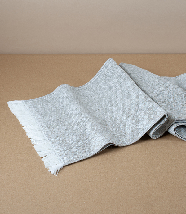 Washi Paper & Cotton Woven Gauze Summer Scarf, Khaki