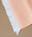 Washi Paper & Cotton Woven Gauze Summer Scarf, Orange