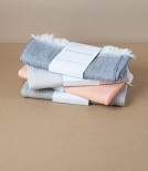 Washi Paper & Cotton Woven Gauze Summer Scarf, Beige