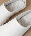 Woven Washi Paper Moccasin Style Slippers, Extra Large