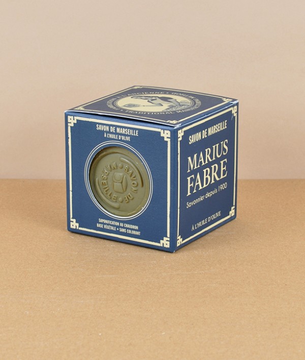 Savon de Marseille, 400g cube, boxed