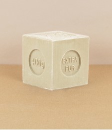 White Savon de Marseille, 400g cube