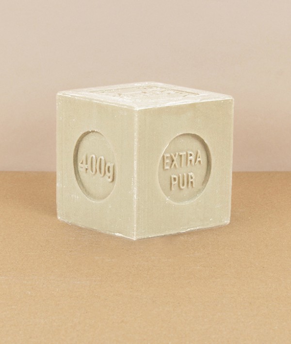 White Savon de Marseille, 400g cube